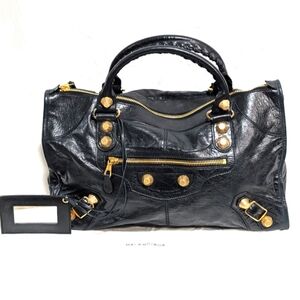 BALENCIAGA Black Giant 21 Agneau Work Bag- Like New
